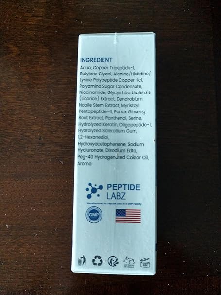 Copper Peptide Hair Growth Treatment Serum, GHK-Cu and AHK-Cu, Licorice Extract,1oz - Image 7