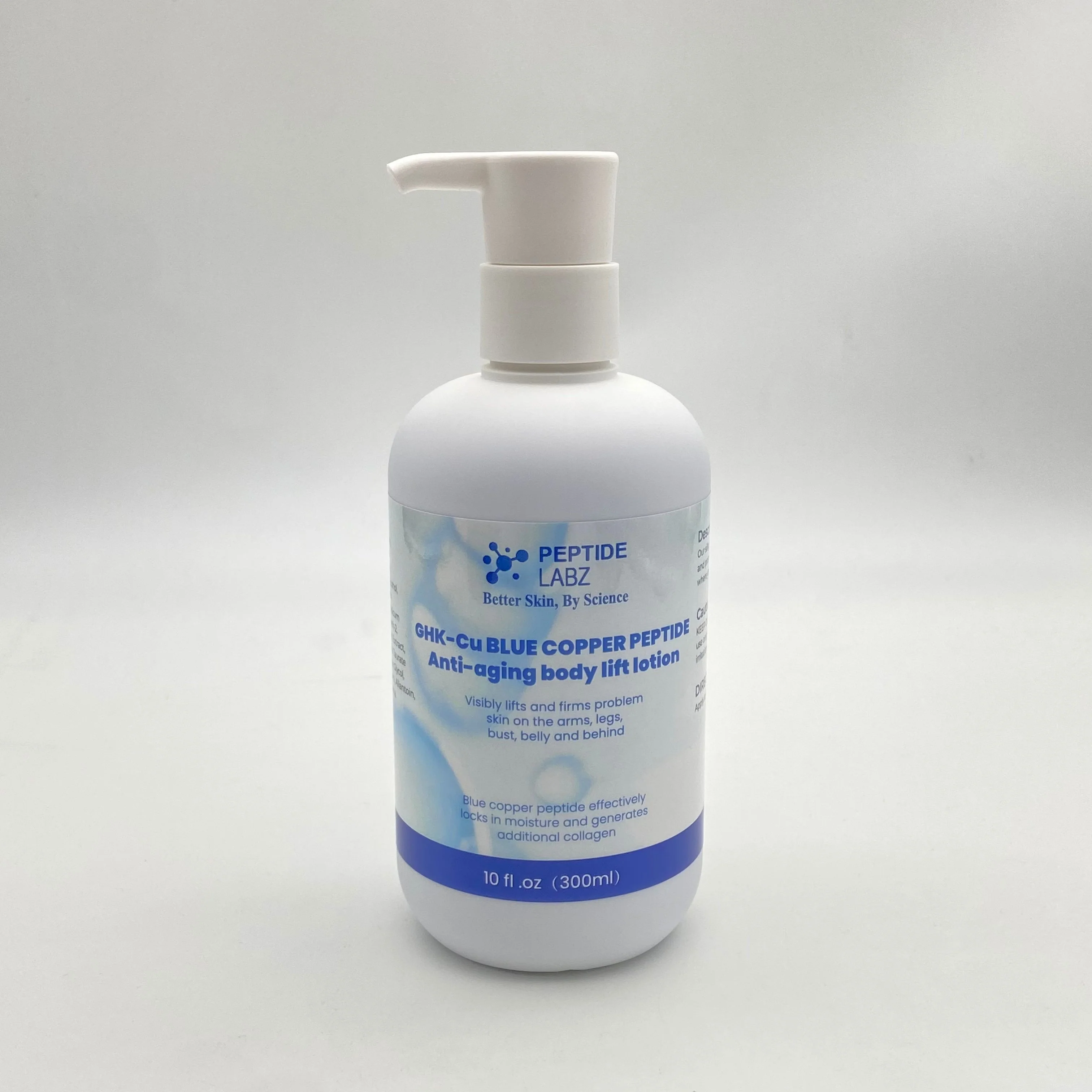 Copper Peptide & Hyaluronic Acid - Body Lotion - Anti-Aging, Skin Firming & Hydrating Formula, 10 Fluid Ounce - Image 9