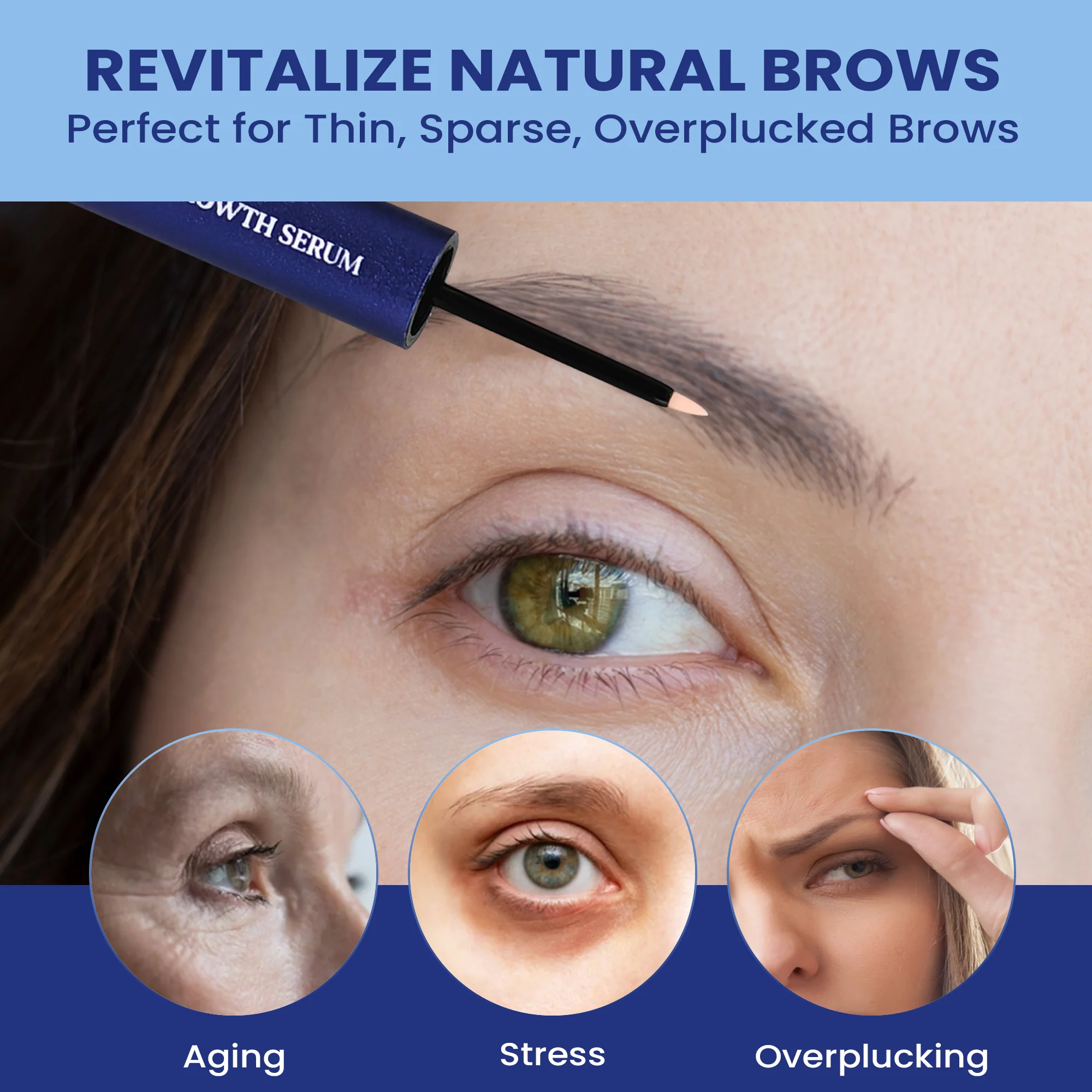 Eyebrow Growth Serum with Myristoyl Pentapeptide-4, Diaminopyrimidine Oxide & Ginger – Peptide Labz - Image 5